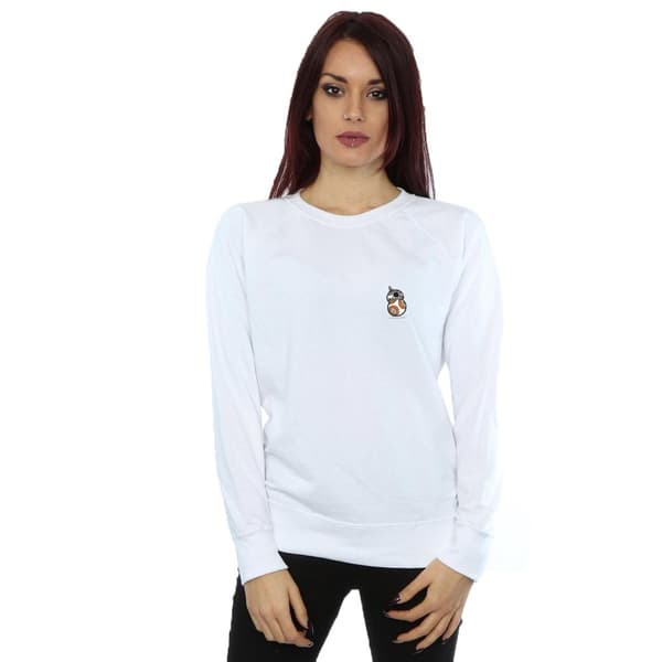 Star Wars Womens/Ladies The Force Awakens BB-8 Chest Print Sweatshirt