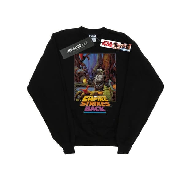 Star Wars Sweatshirt med Yoda-affisch för kvinnor/damer