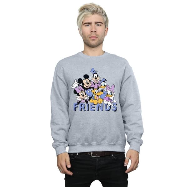 Disney Mens Classic Friends Sweatshirt