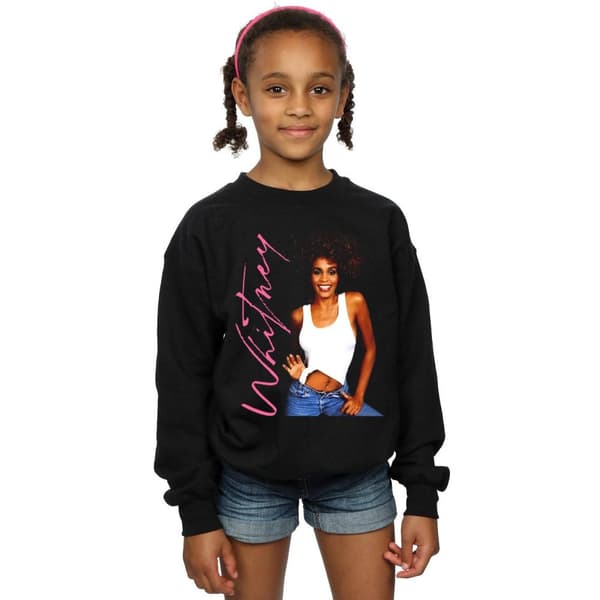 Whitney Houston Girls Whitney Smile Sweatshirt