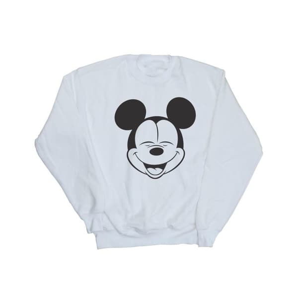 Disney Mens Musse Pigg med slutna ögon - Sweatshirt