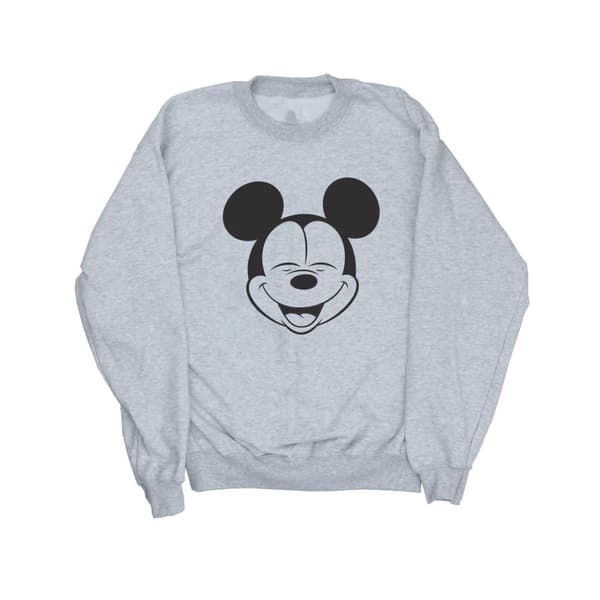Disney Mens Musse Pigg med slutna ögon - Sweatshirt