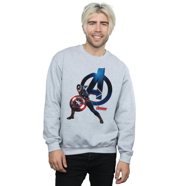Marvel Kapten Amerika Pose-tröja, herr