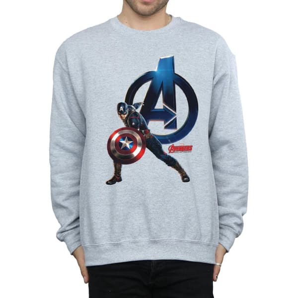 Marvel Kapten Amerika Pose-tröja, herr