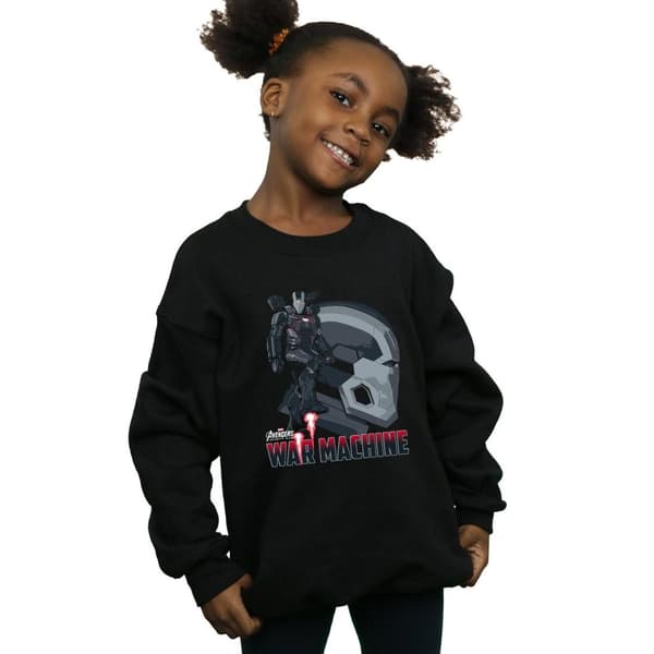 Marvel Girls Avengers Infinity War War Machine Character Sweatshirt