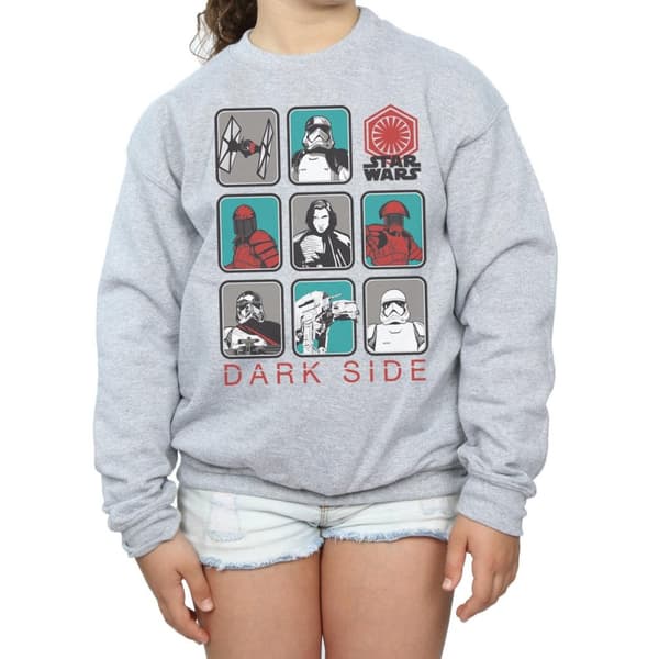 Star Wars Girls The Last Jedi Dark Side Multi Character Sweatshirt