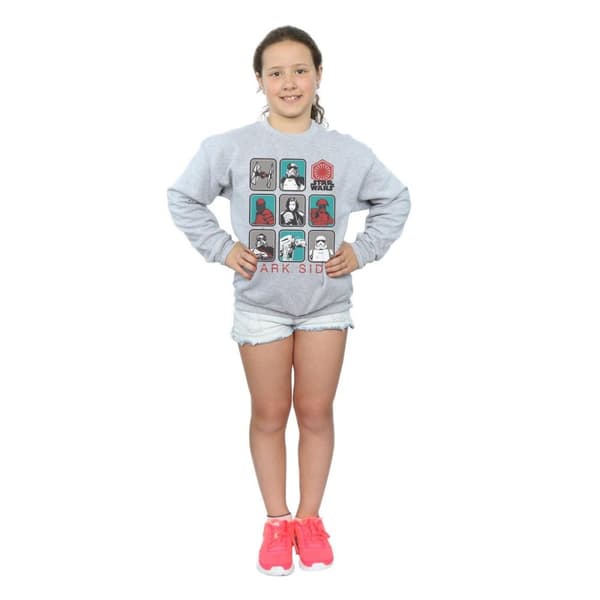 Star Wars Girls The Last Jedi Dark Side Multi Character Sweatshirt