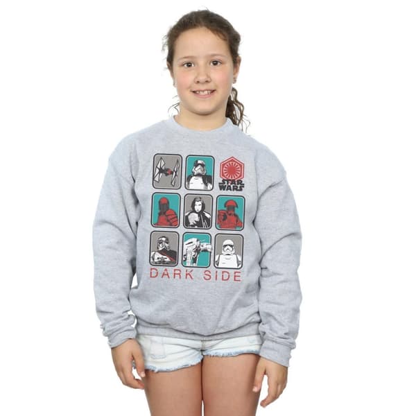 Star Wars Girls The Last Jedi Dark Side Multi Character Sweatshirt