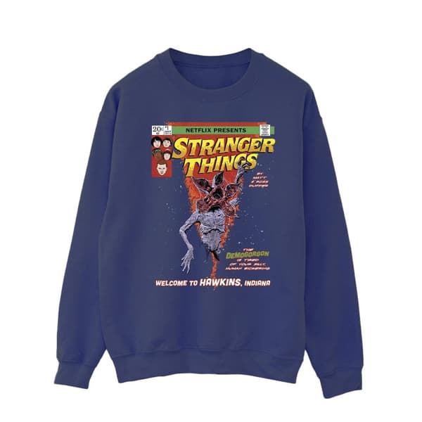 Netflix Sweatshirt med serieomslag från Stranger Things för herrar