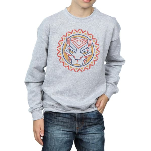 Marvel Black Panther Tribal Panther Icon - Sweatshirt för pojkar
