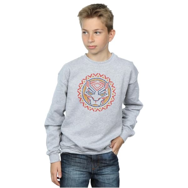 Marvel Black Panther Tribal Panther Icon - Sweatshirt för pojkar
