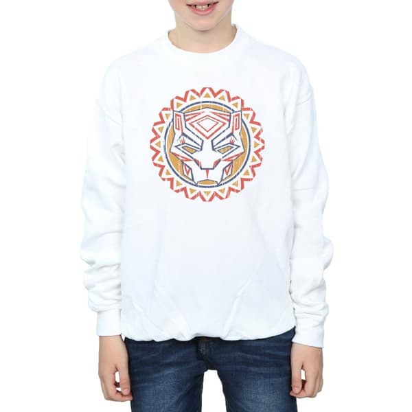 Marvel Black Panther Tribal Panther Icon - Sweatshirt för pojkar