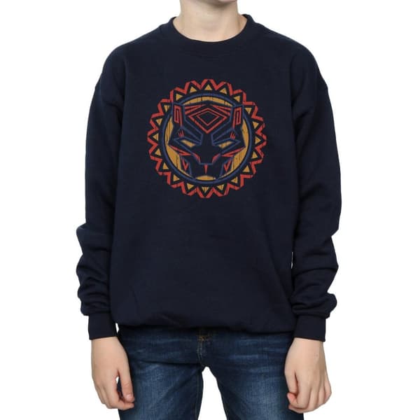 Marvel Black Panther Tribal Panther Icon - Sweatshirt för pojkar