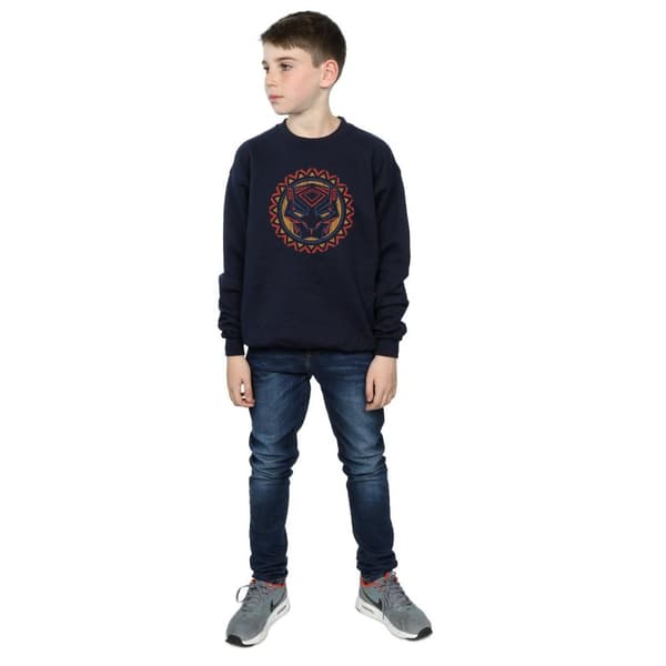 Marvel Black Panther Tribal Panther Icon - Sweatshirt för pojkar
