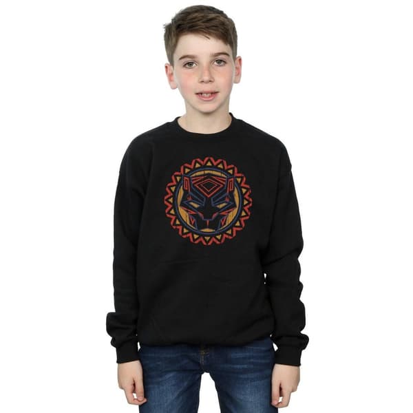 Marvel Black Panther Tribal Panther Icon - Sweatshirt för pojkar