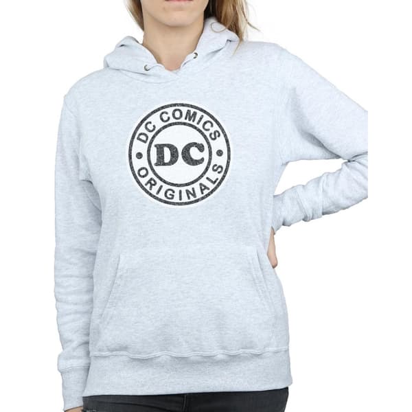 DC Comics Kvinnor/Damer DC Originals Crackle Logo Hoodie