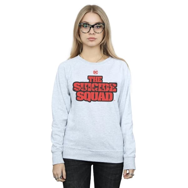 DC Comics Womens/Ladies The Suicide Squad Movie Logo Sweatshirt