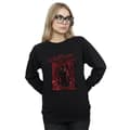 Miniatyrbild 2 av 5: A Nightmare On Elm Street Dam/Tjej Freddy Silhouette Sweatshirt