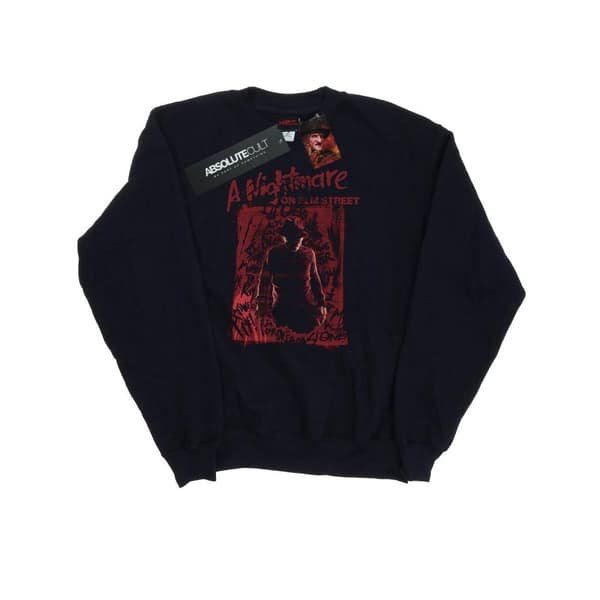 A Nightmare On Elm Street Dam/Tjej Freddy Silhouette Sweatshirt