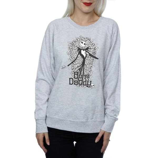 Disney Nightmare Before Christmas Bone Daddy - Sweatshirt för kvinnor/damer