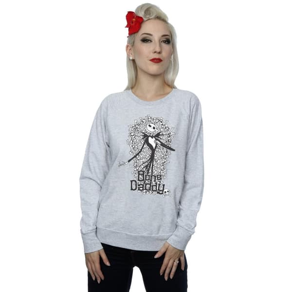 Disney Nightmare Before Christmas Bone Daddy - Sweatshirt för kvinnor/damer
