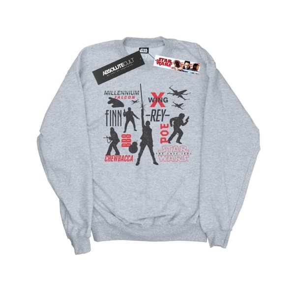Star Wars Pojkar The Last Jedi Rebellion Silhouettes Sweatshirt