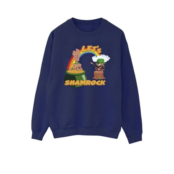 Marvel Womens/Ladies St Patrick´s Day Groot Shamrock Sweatshirt