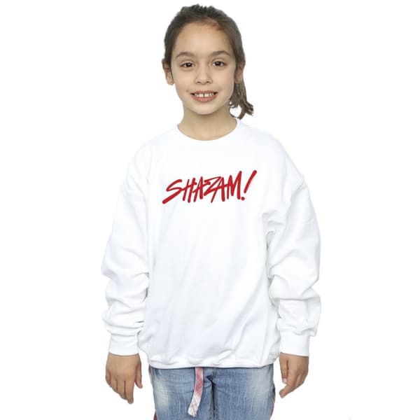 DC Comics Shazam Fury Of The Gods - Spray Paint-tröja med logotyp för flickor