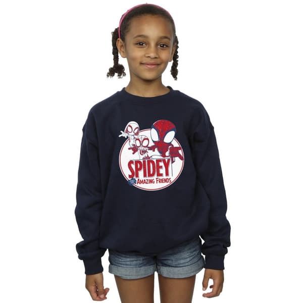 Marvel Girls Spidey And His Amazing Friends Circle Sweatshirt