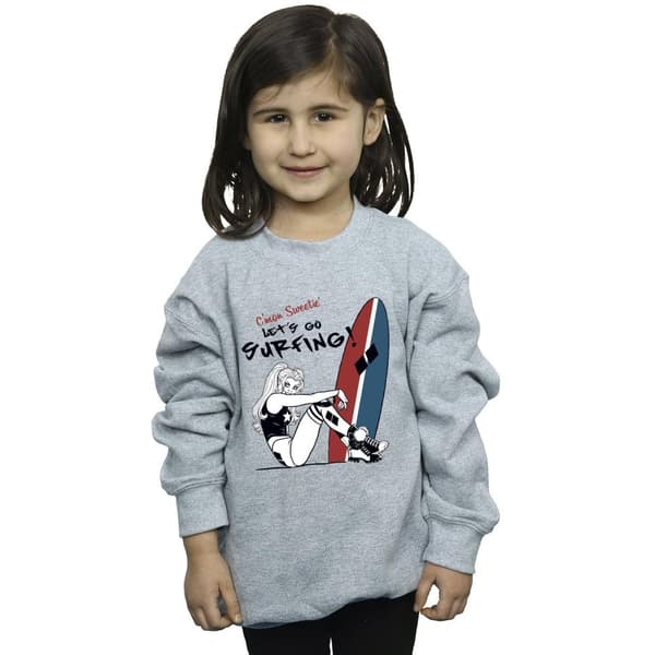 DC Comics Girls Harley Quinn Let´s Go Surfing Sweatshirt