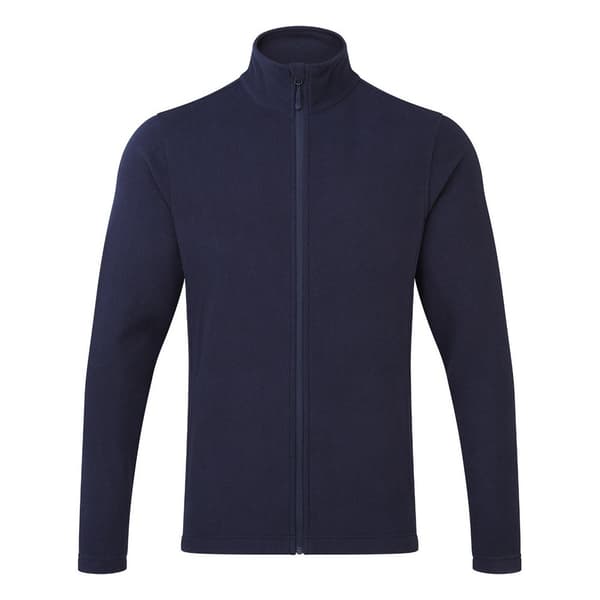 Premier Recyclight-mikrofleecejacka med hel dragkedja för herrar Navy 3XL