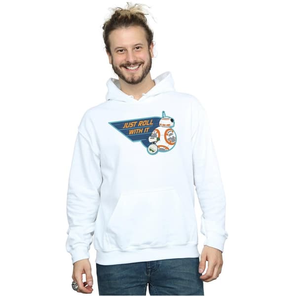 Star Wars: The Rise of Skywalker Mens D-O & BB-8 Just Roll With It Hoodie
