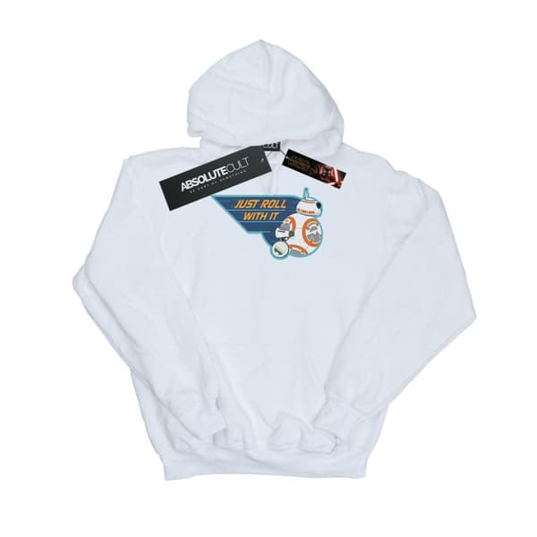 Star Wars: The Rise of Skywalker Mens D-O & BB-8 Just Roll With It Hoodie