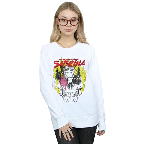 The Chilling Adventures Of Sabrina Dam/kvinnor Icon Skull Sweatshirt