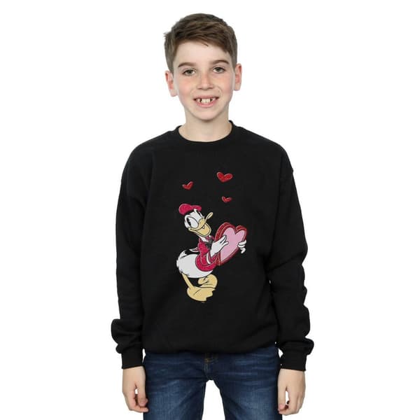 Disney Pojkar Donald Duck Love Heart Sweatshirt