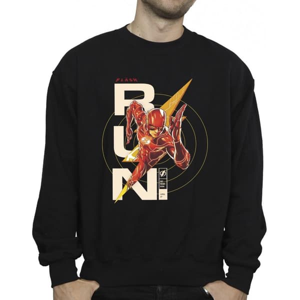 DC Comics Mens The Flash Run Sweatshirt