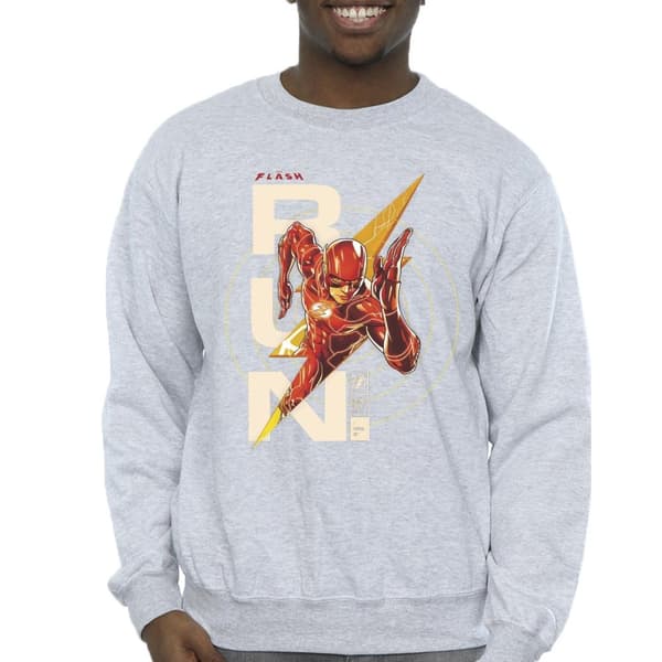 DC Comics Mens The Flash Run Sweatshirt