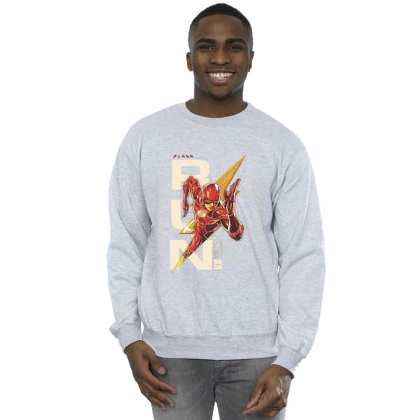 DC Comics Mens The Flash Run Sweatshirt