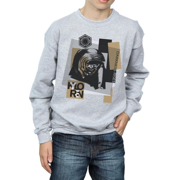 Star Wars Kylo Ren Patchwork Sweatshirt - The Last Jedi för pojkar