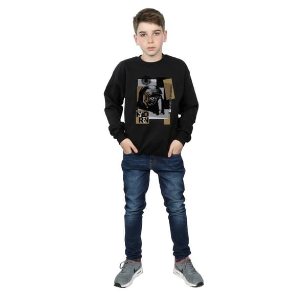 Star Wars Kylo Ren Patchwork Sweatshirt - The Last Jedi för pojkar