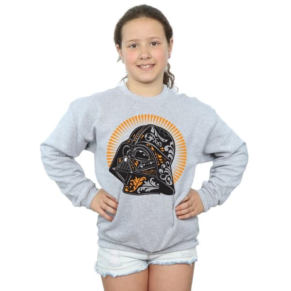 Star Wars Girls Darth Vader Dia De Los Muertos Sweatshirt