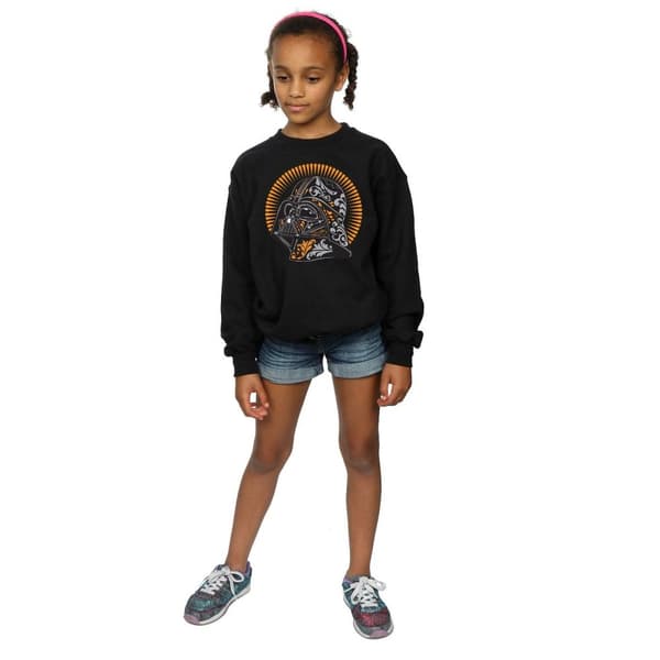 Star Wars Girls Darth Vader Dia De Los Muertos Sweatshirt