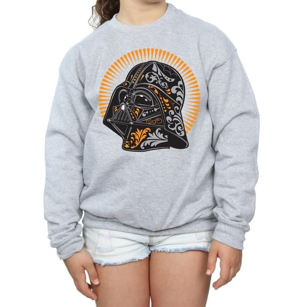 Star Wars Girls Darth Vader Dia De Los Muertos Sweatshirt