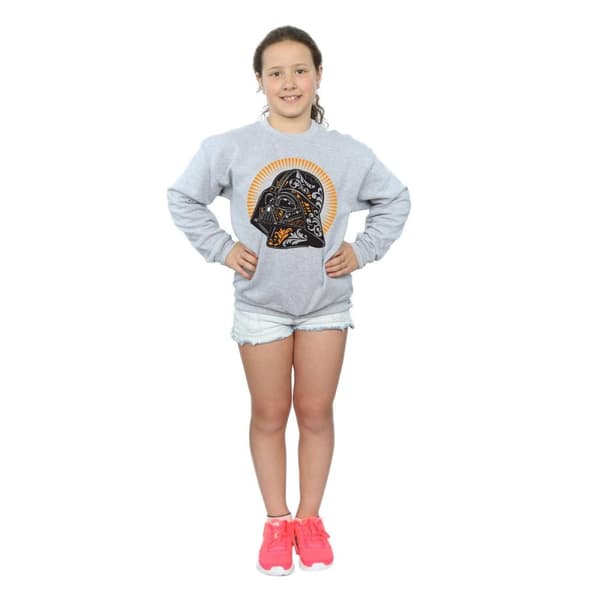 Star Wars Girls Darth Vader Dia De Los Muertos Sweatshirt