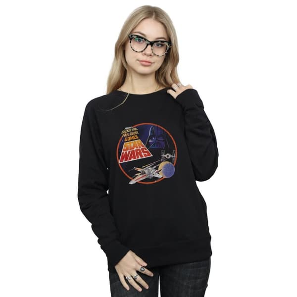 Star Wars Dam/Tjej From A Galaxy Far Far Away Sweatshirt
