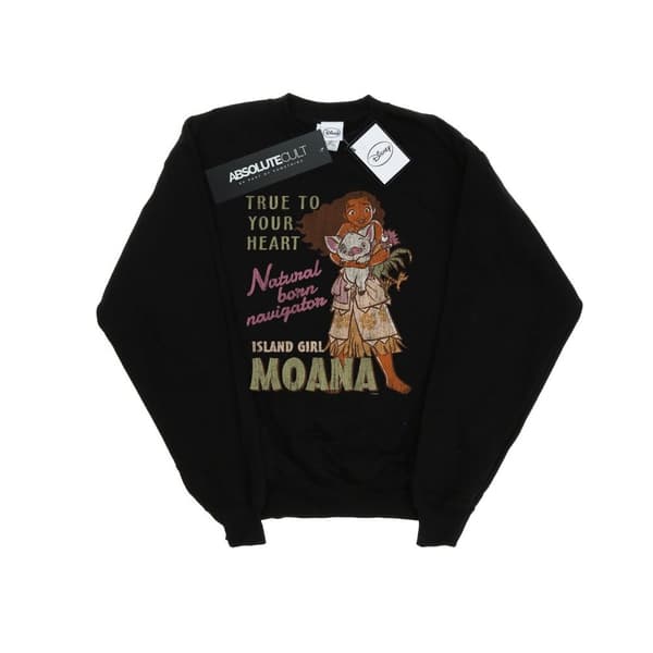 Disney Girls Moana Natural Born Navigator Sweatshirt