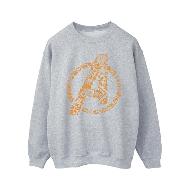 Marvel Mens Avengers Halloween Logo Sweatshirt