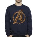 Miniatyrbillede 4 af 5: Marvel Mens Avengers Halloween Logo Sweatshirt