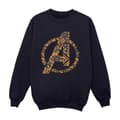 Miniatyrbillede 1 af 5: Marvel Mens Avengers Halloween Logo Sweatshirt