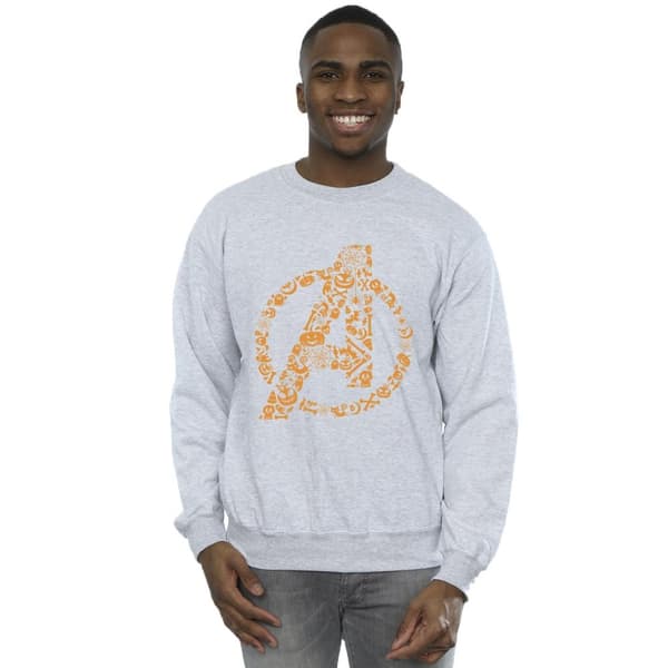 Marvel Mens Avengers Halloween Logo Sweatshirt